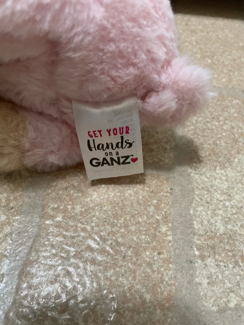 Ganz Yuletide Wreath Pink and White Pig Plush Stuffed Animal Christmas 6